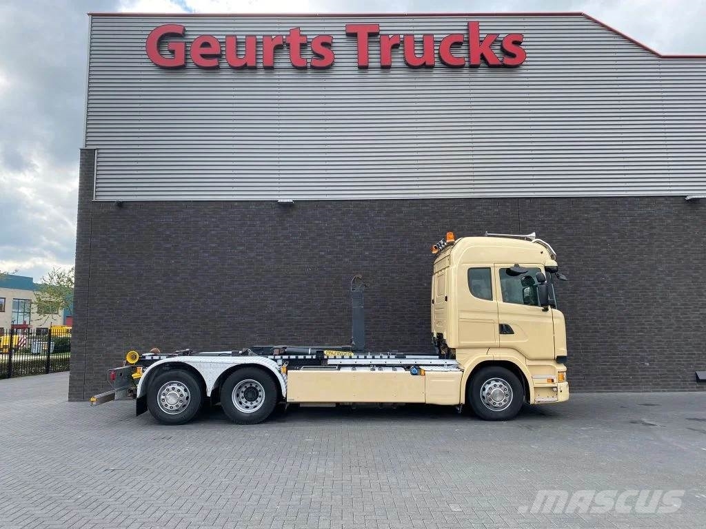 Scania R450 6X2 + PALFINGER HAAKARMSYSTEEM/ABROLLKIPPER/H Camiones elevadores de gancho