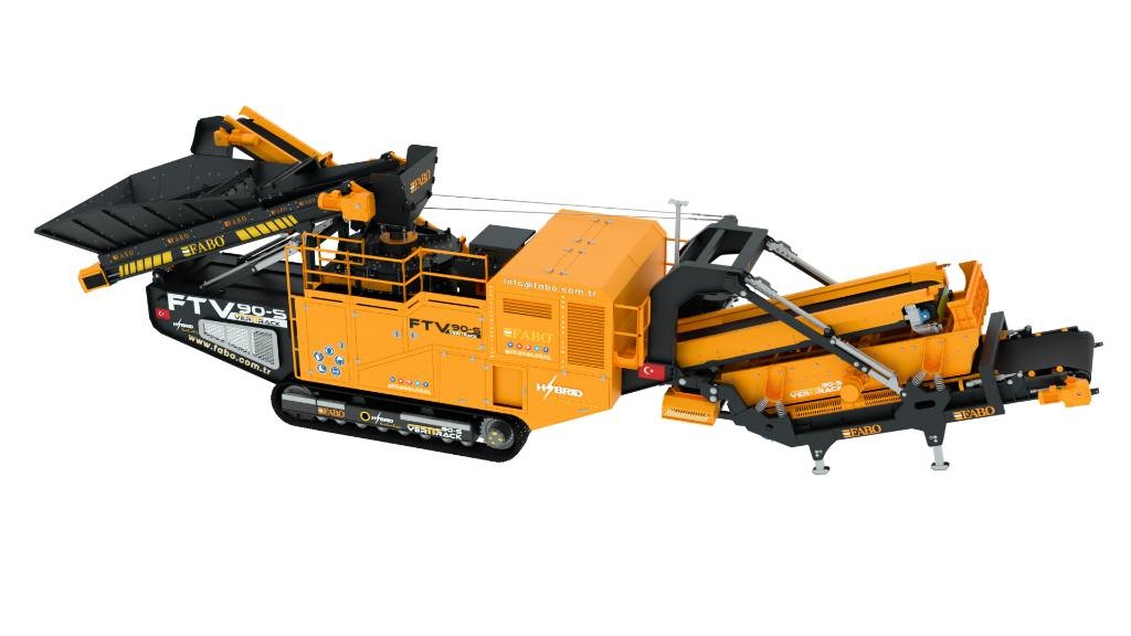 Fabo FTV-90-S Installation Mobile de Concassage VSI Mobile crushers