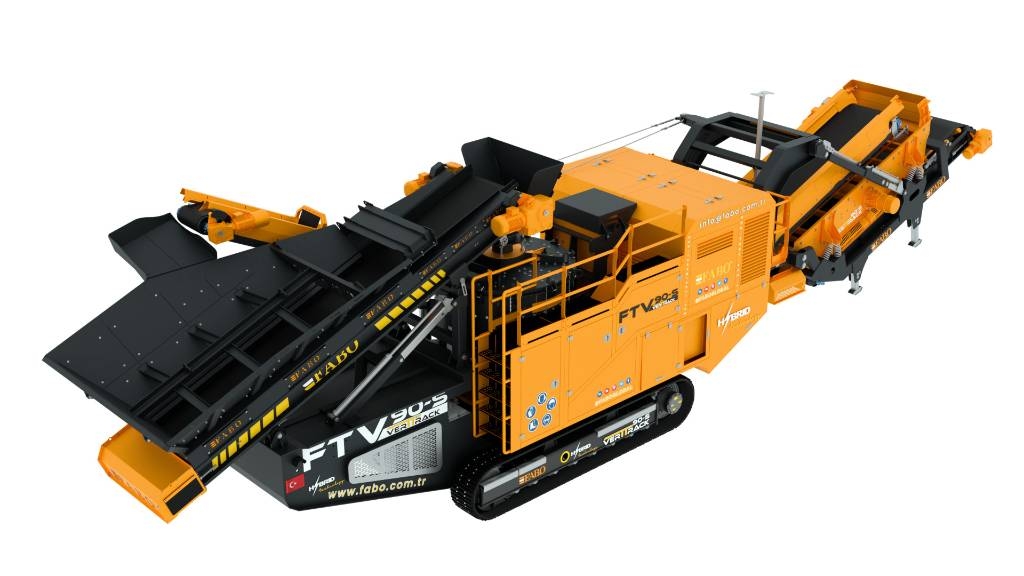 Fabo FTV-90-S Installation Mobile de Concassage VSI Mobile crushers