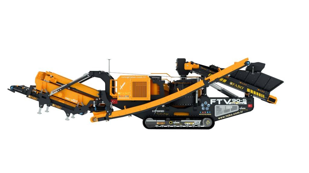 Fabo FTV-90-S Installation Mobile de Concassage VSI Mobile crushers