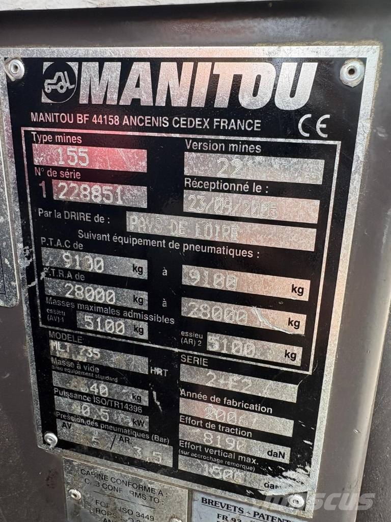 Manitou 735-120 Teleskoplæssere