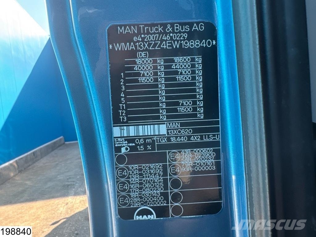 MAN TGX 18 440 EURO 6, ACC, Retarder, Standairco Тягачі