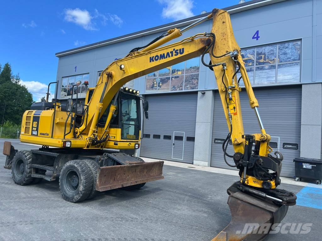 Komatsu PW 148-8 حفارات بعجل