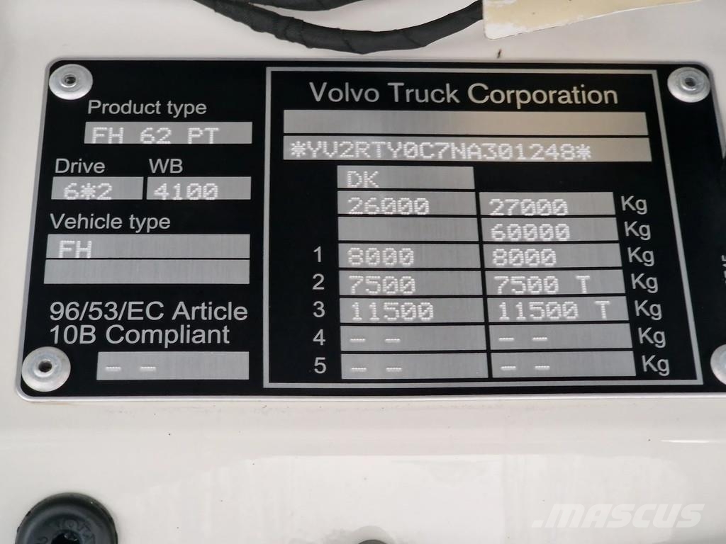 Volvo FH 13.460 Globetrotter XL 6x2 - Full spoiler - Fac 트랙터 유닛