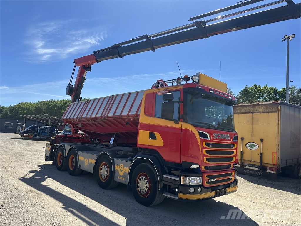Scania R580 V8 8x4/4 // 3-way Tipper // شاحنات قلابة