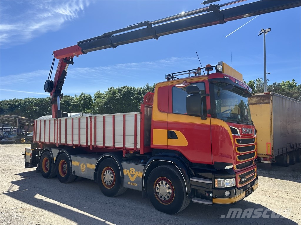 Scania R580 V8 8x4/4 // 3-way Tipper // شاحنات قلابة