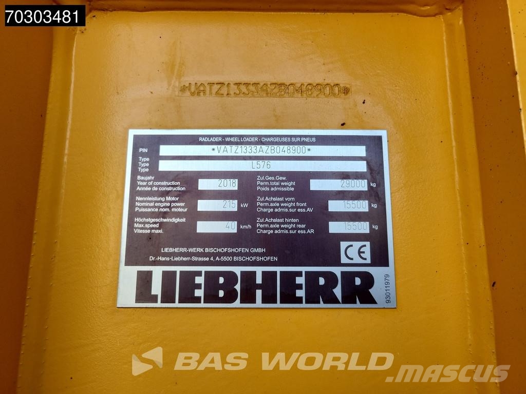 Liebherr L576 Xpower German Machine Chargeuse sur pneus