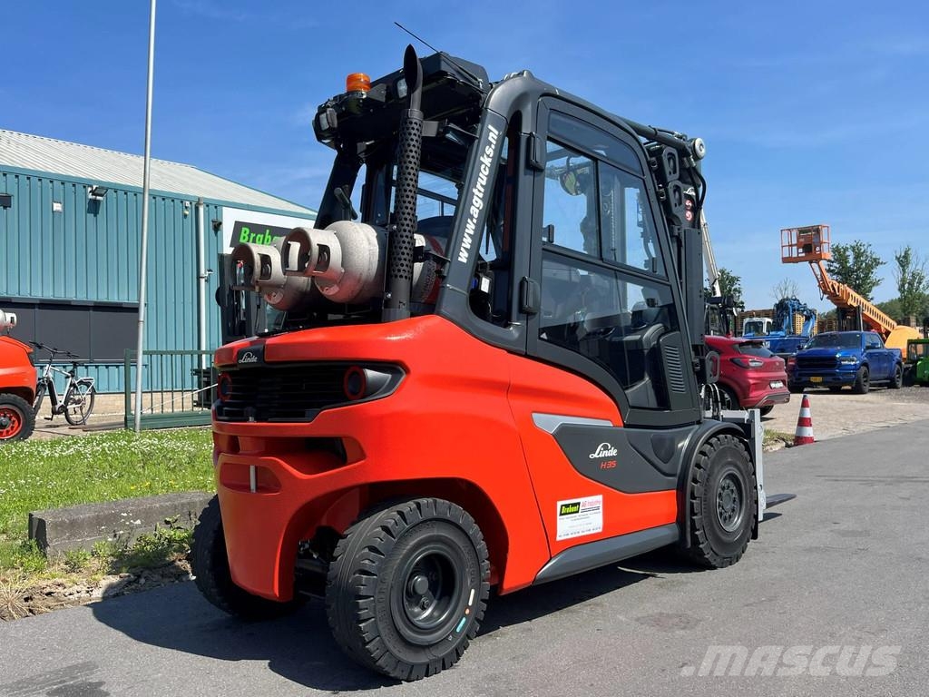 Linde H35-01 天然气叉车