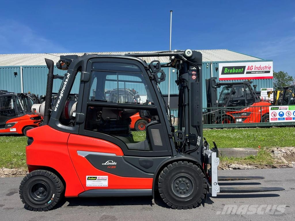 Linde H35-01 天然气叉车