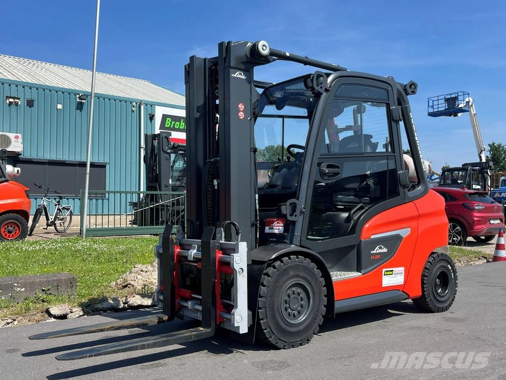 Linde H35-01 天然气叉车