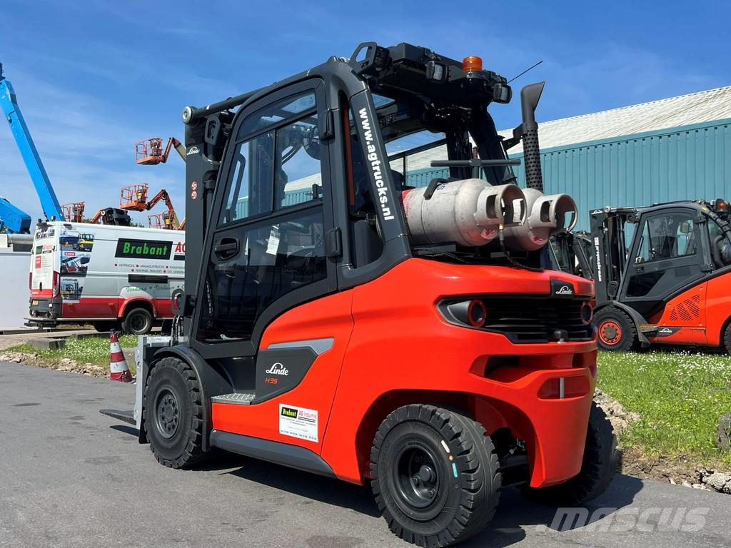 Linde H35-01 天然气叉车