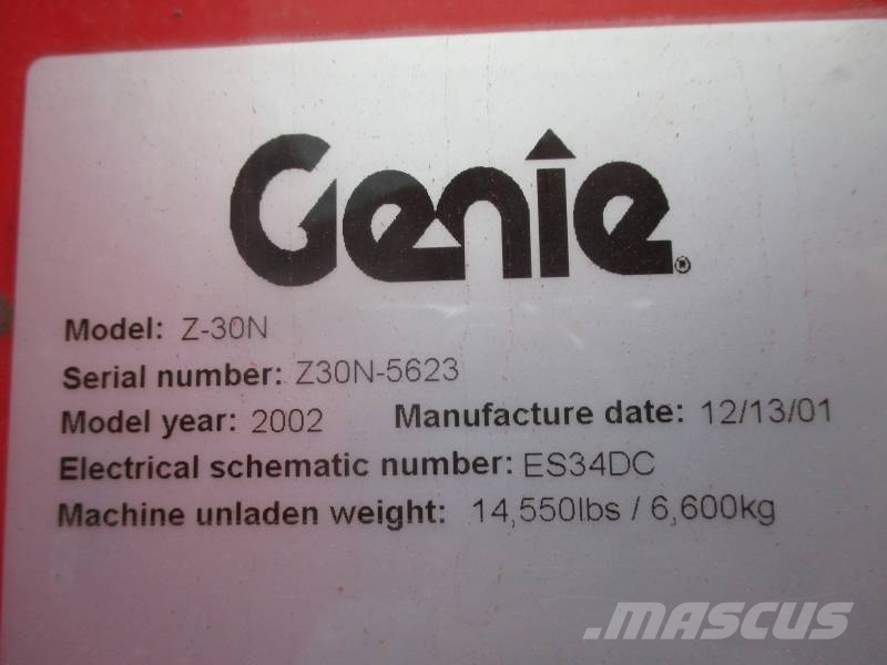 Genie Z 30 Plataformas elevatórias articuladas