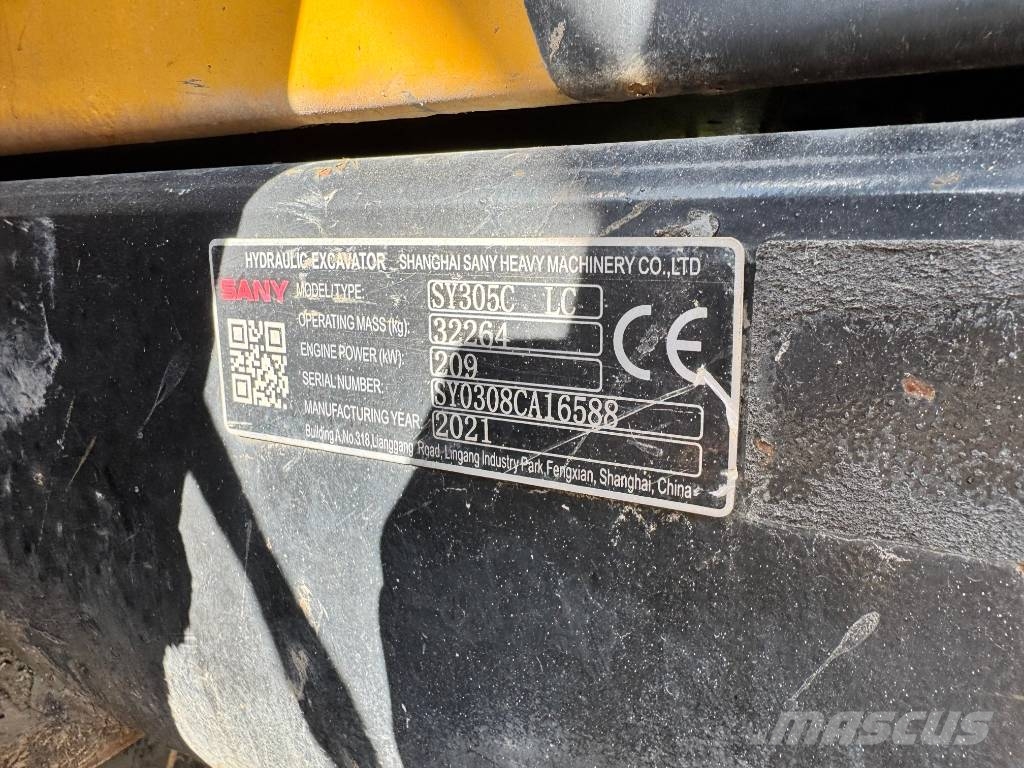Sany SY 305 C Escavadeiras de esteiras