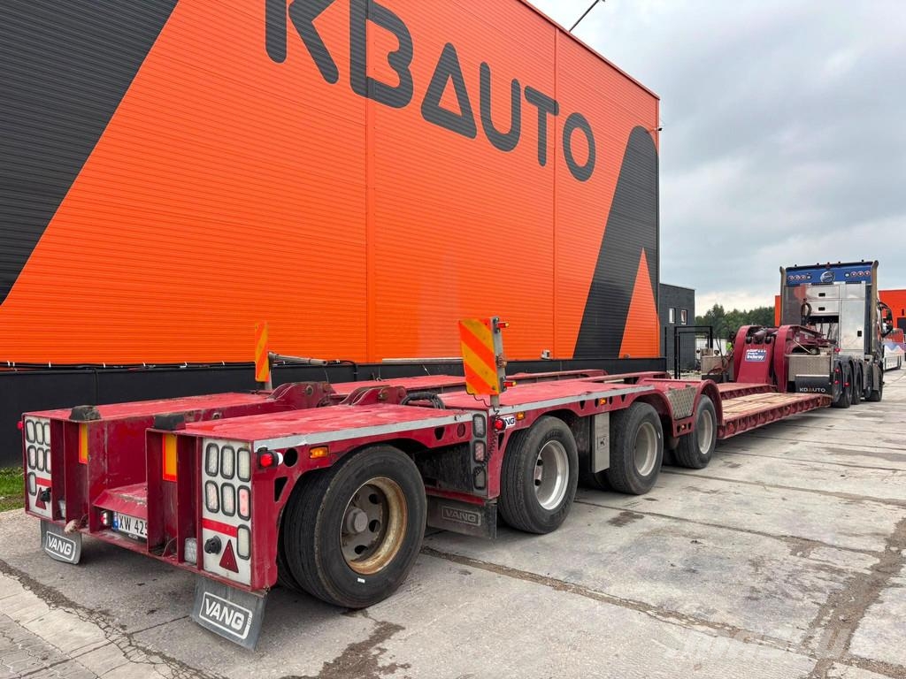 Vang ATHLS 111+1 EXTENDABLE / STEEREX AXLES / WIDENING نصف مقطورة مسطحة منخفضة
