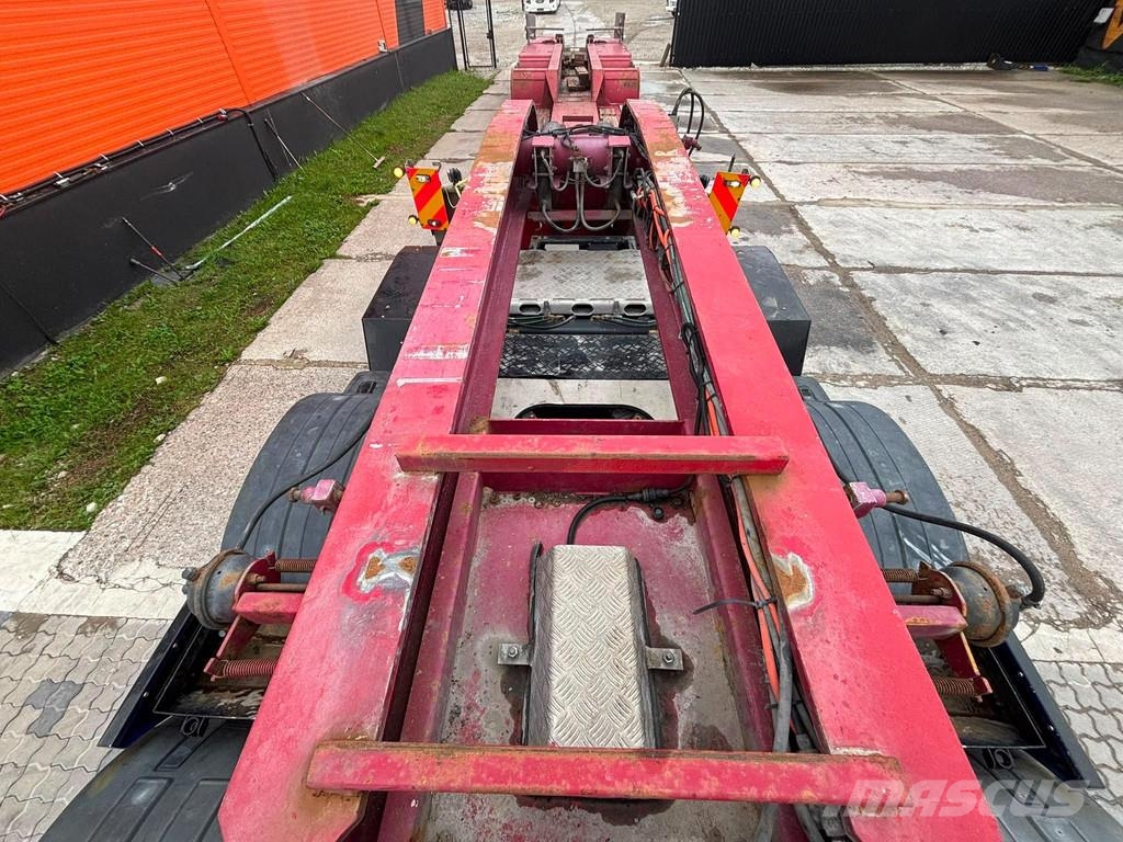 Vang ATHLS 111+1 EXTENDABLE / STEEREX AXLES / WIDENING نصف مقطورة مسطحة منخفضة