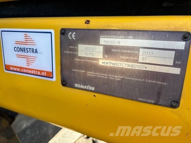 Komatsu PW 160 ES-7K Excavadoras de ruedas