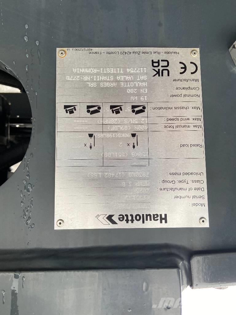 HAULOTTE HT16 RTJ PRO Teleszkópos emelők