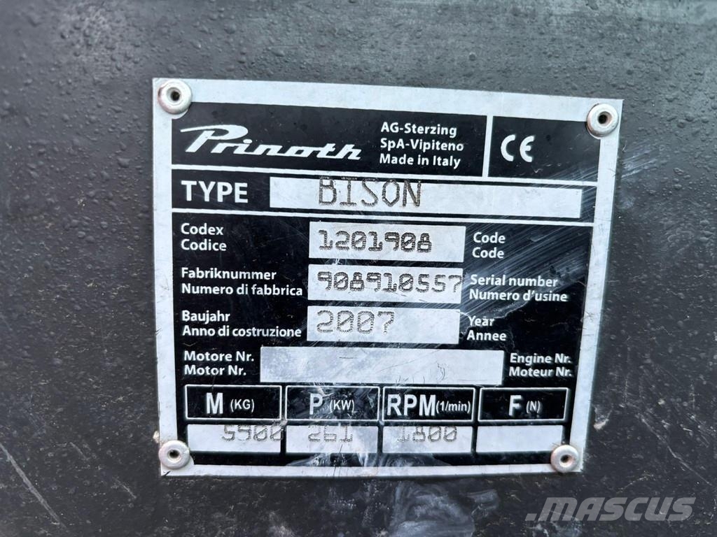 Prinoth Bison Tråkkemaskiner