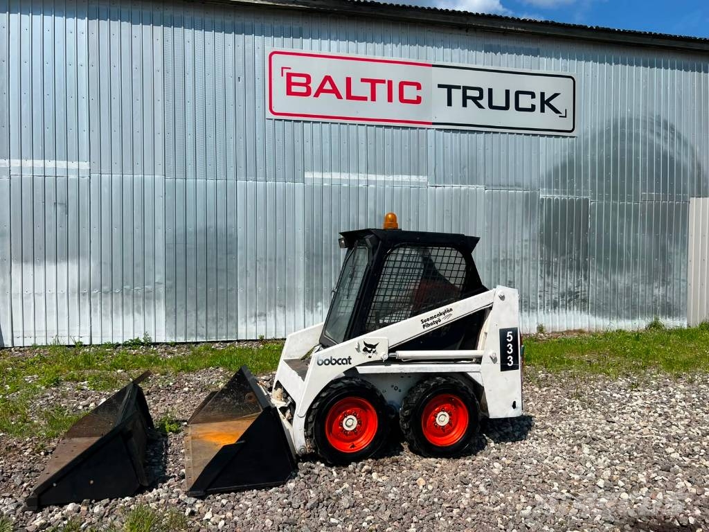 Bobcat 533 + 2 BUCKETS Minilader