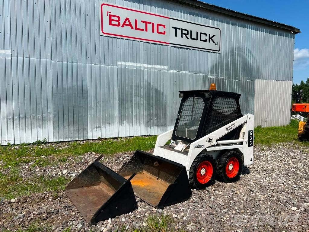 Bobcat 533 + 2 BUCKETS Minilader