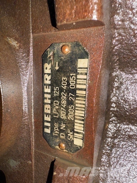 Liebherr A 934 B HYDRAULIC PUMP LPVD 125 Hidráulica
