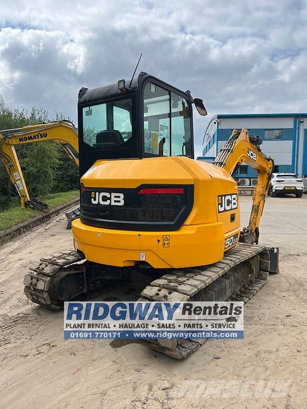 JCB 50 Z-2 Mini ekskavatörler, 7 tona dek
