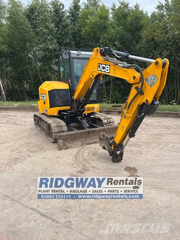JCB 50 Z-2 Mini ekskavatörler, 7 tona dek
