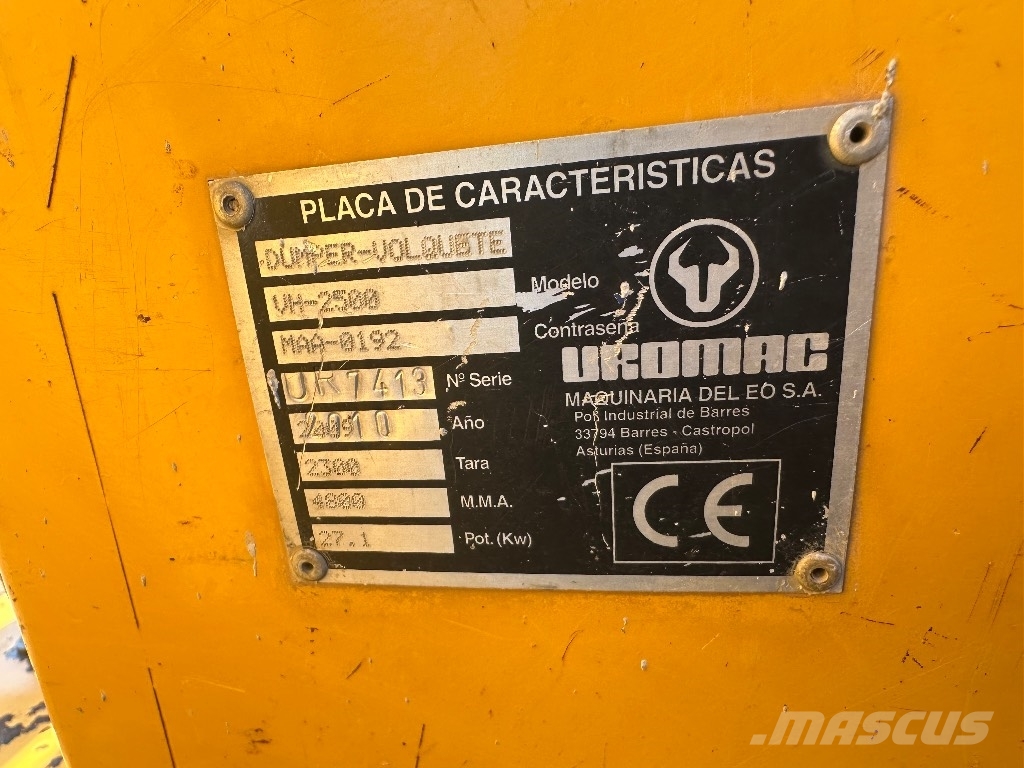Uromac VH2500 Damperi za gradilište
