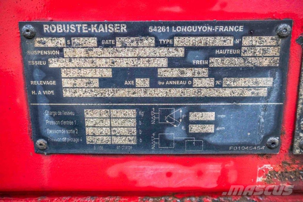  Robuste-Kaiser S3803 + HYRD. DEUR-30m3 Tippsemi