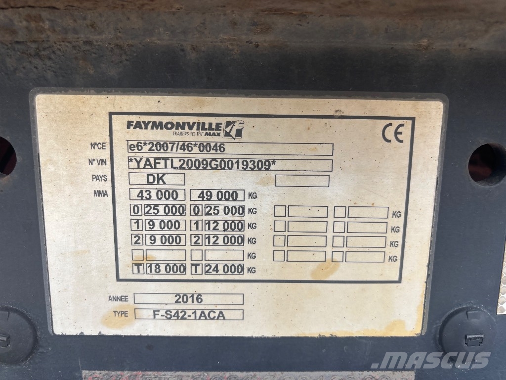 Faymonville megamax Puoliperävaunulavetit