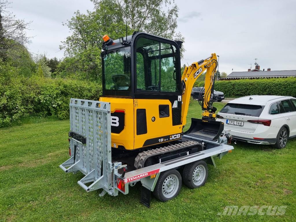 JCB 19 C-1 Med Trailer, Kampanjpris från 379000kr Minibagger < 7t