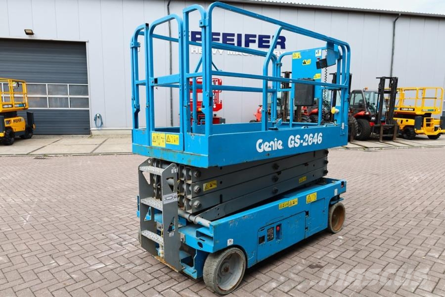 Genie GS2646 Electric, Working Height 9.80m, Capacity 45 Plataformas tijera