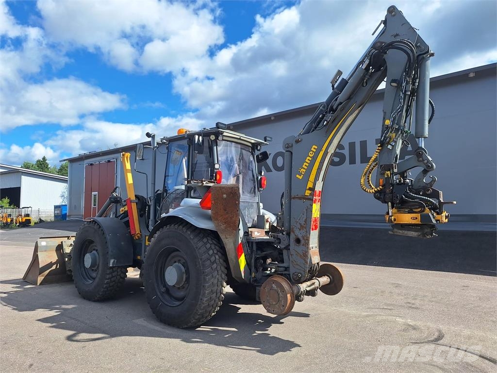 Lännen 8800G RAIL-VARUSTUS لوادر ذات جرافات عكسية