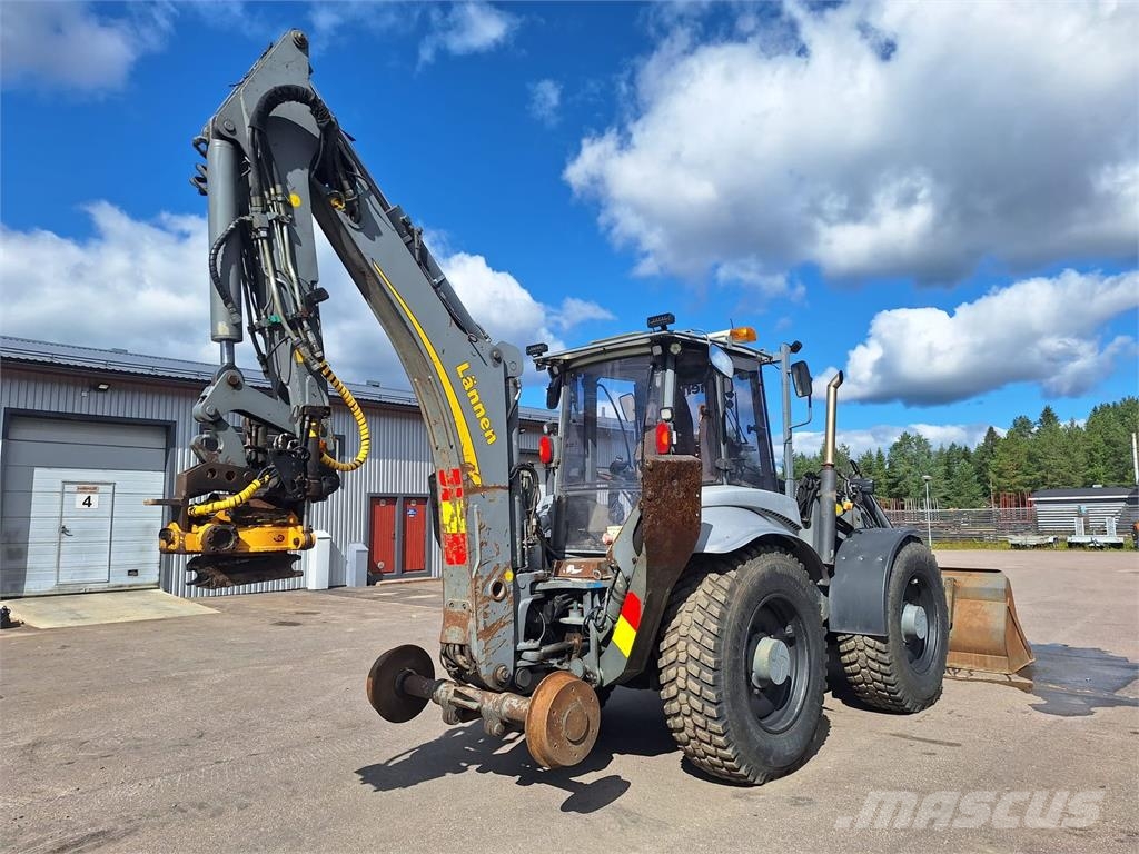 Lännen 8800G RAIL-VARUSTUS لوادر ذات جرافات عكسية