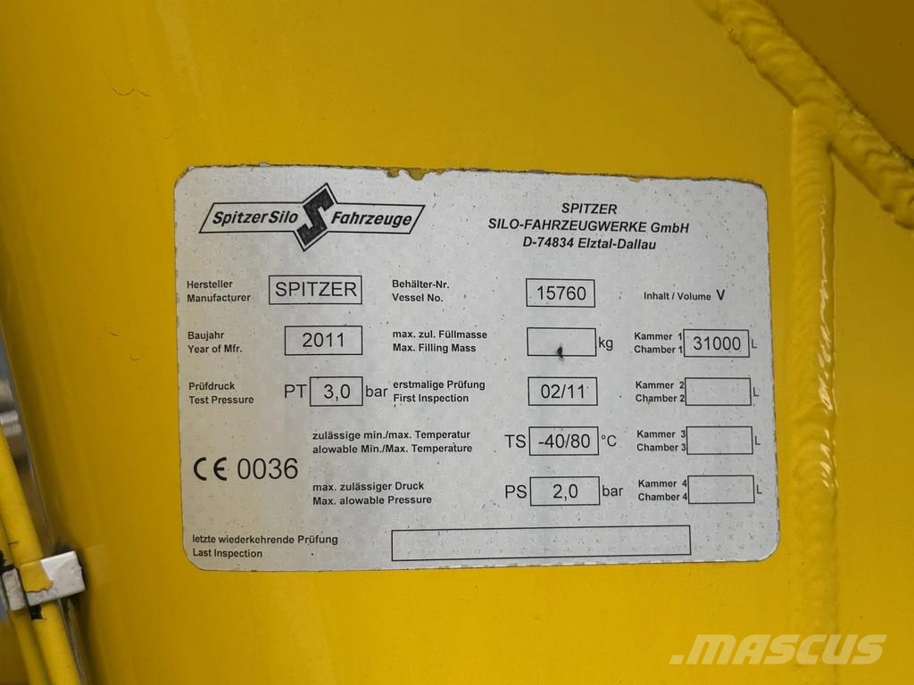 Scania G440 Scania G 440 6x2 Silo-Lkw – Spitzer 31.000 Li Грузовики-цистерны