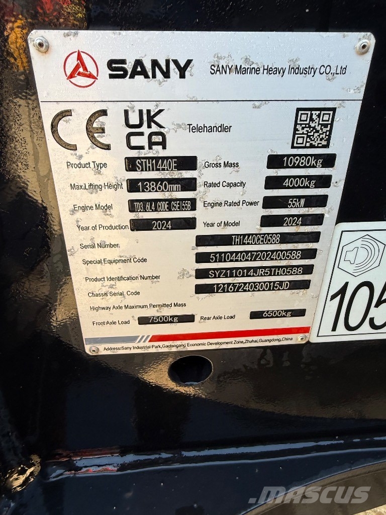 Sany STH 1440 Chariot télescopique