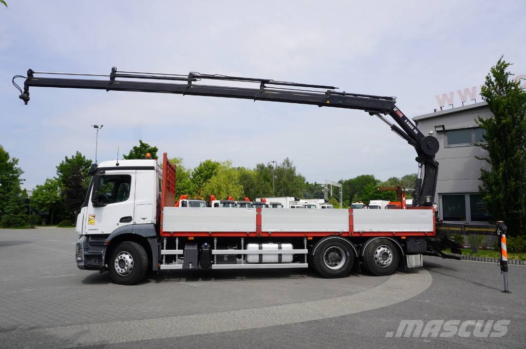 Mercedes-Benz Antos 6x2-4 / HIAB X-HIDUO 188 ES-4 crane/ Rotator Camiones grúa