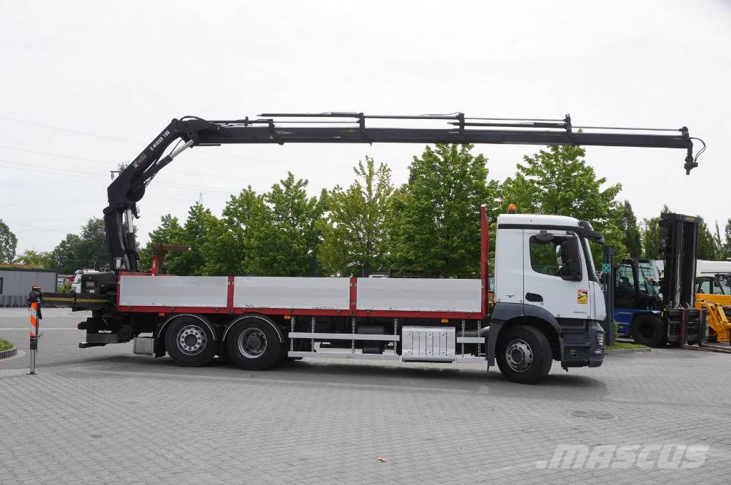 Mercedes-Benz Antos 6x2-4 / HIAB X-HIDUO 188 ES-4 crane/ Rotator Camiones grúa