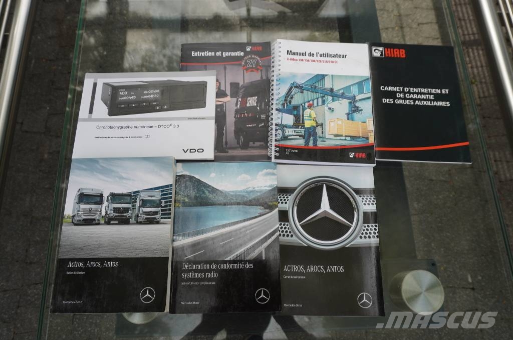 Mercedes-Benz Antos 6x2-4 / HIAB X-HIDUO 188 ES-4 crane/ Rotator Camiones grúa