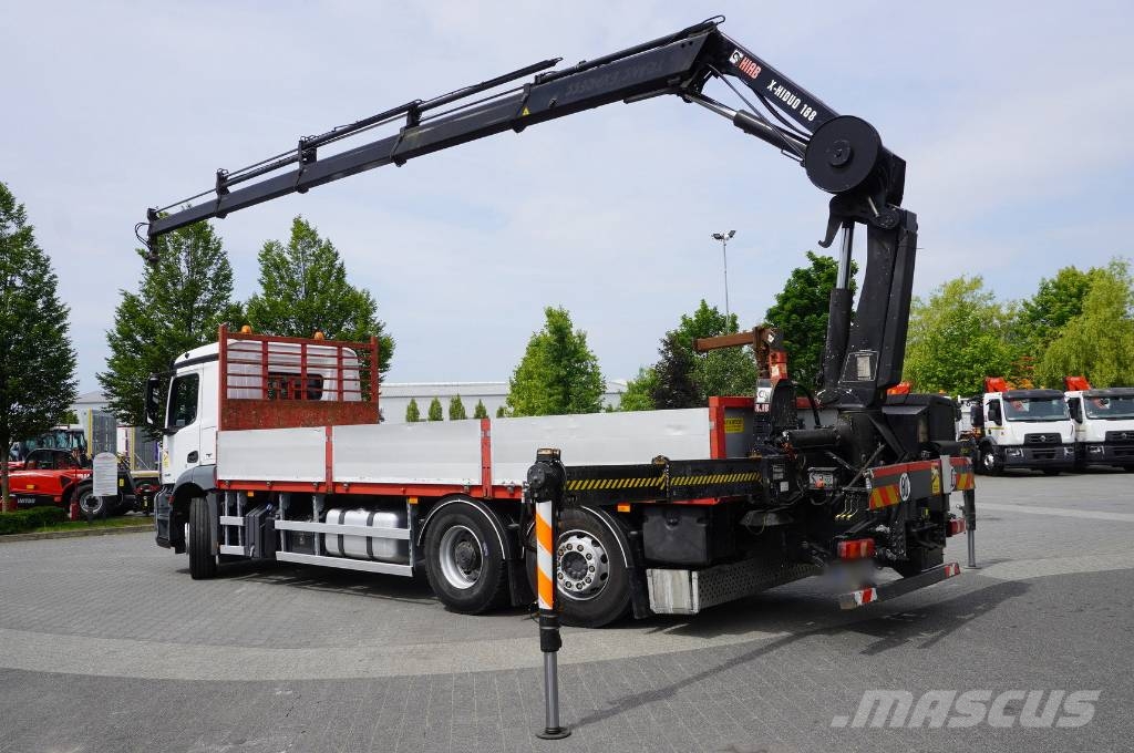 Mercedes-Benz Antos 6x2-4 / HIAB X-HIDUO 188 ES-4 crane/ Rotator Camiones grúa