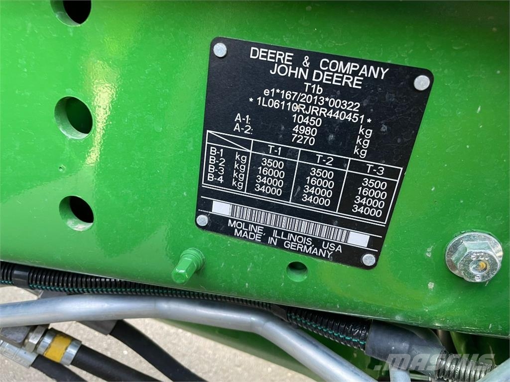 John Deere 6R110 *Garantieverlängerung* Tratores Agrícolas usados
