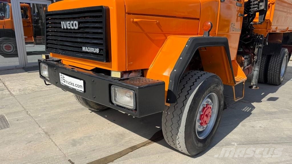Iveco 160-23 4x4 tipper - crane 9m Camion benne