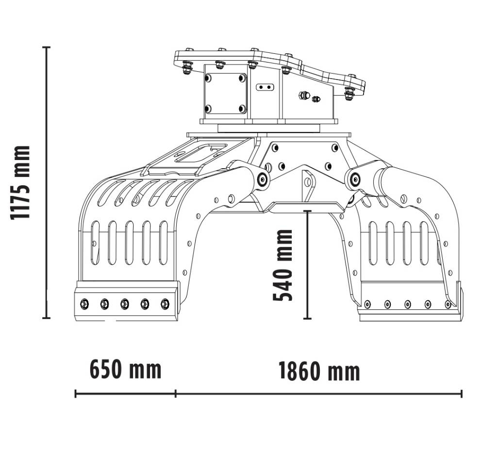MB Crusher MB-G600 Pašgrābji