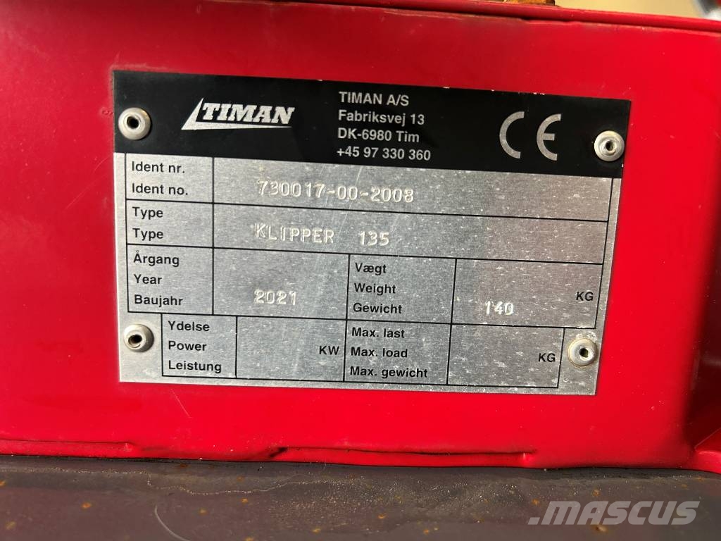 Timan 135 Timan rotor klipper Aplinkos tvarkymas - Kita