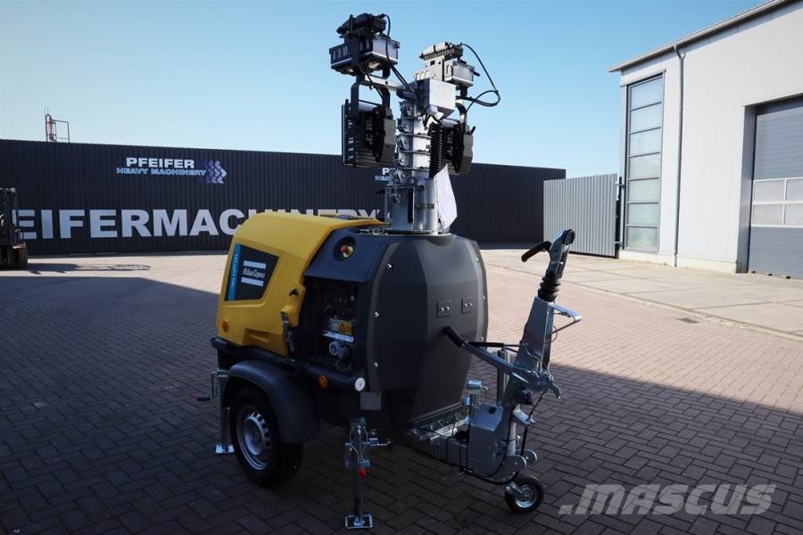 Atlas Copco Hilight H6+ Valid inspection, *Guarantee! Max Boom 拖车式灯塔