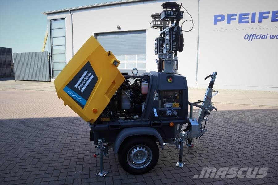 Atlas Copco Hilight H6+ Valid inspection, *Guarantee! Max Boom 拖车式灯塔