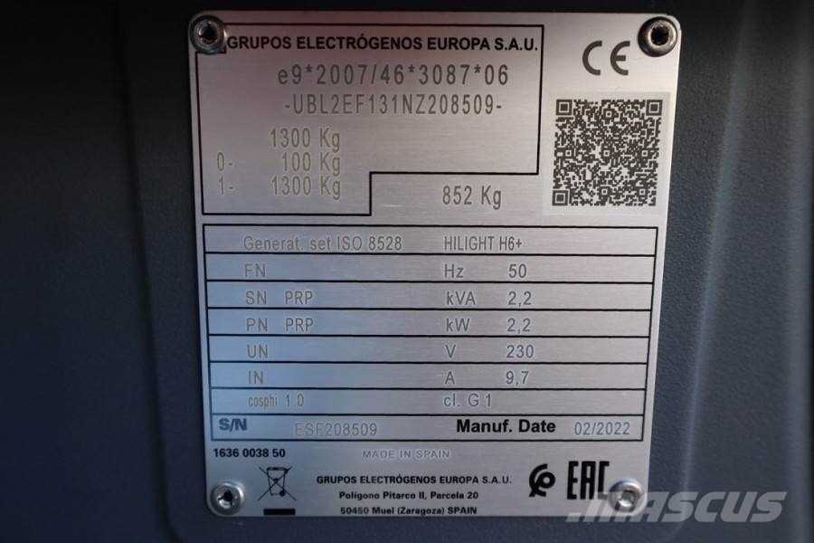 Atlas Copco Hilight H6+ Valid inspection, *Guarantee! Max Boom 拖车式灯塔