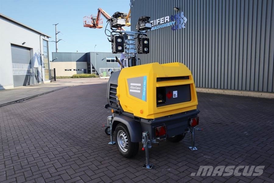 Atlas Copco Hilight H6+ Valid inspection, *Guarantee! Max Boom 拖车式灯塔