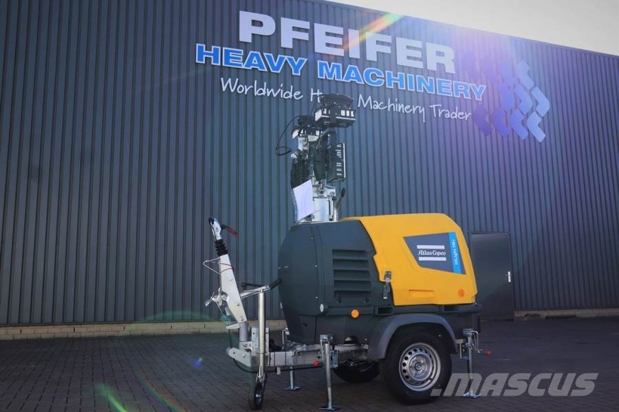 Atlas Copco Hilight H6+ Valid inspection, *Guarantee! Max Boom 拖车式灯塔