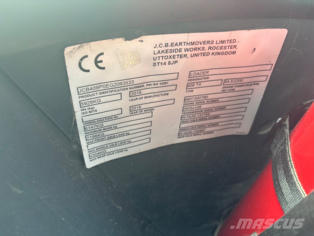 JCB 409 / Aura, Kauha, Hiekoitin, Hyvät renkaat! لوادر بعجل